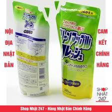 [Hỏa Tốc HN] Nước rửa chén hương táo loại túi 500 ml Rocket NỘI ĐỊA NHẬT BẢN