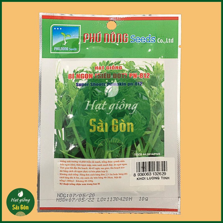 Hạt Giống Bí Ngọn Siêu Đọt 20gr