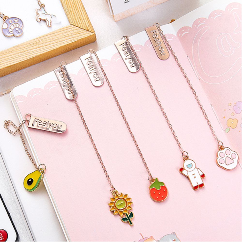 Kẹp Giữ Sách Bằng Kim Loại Hình Động Vật Hoạt Hình Sáng Tạo