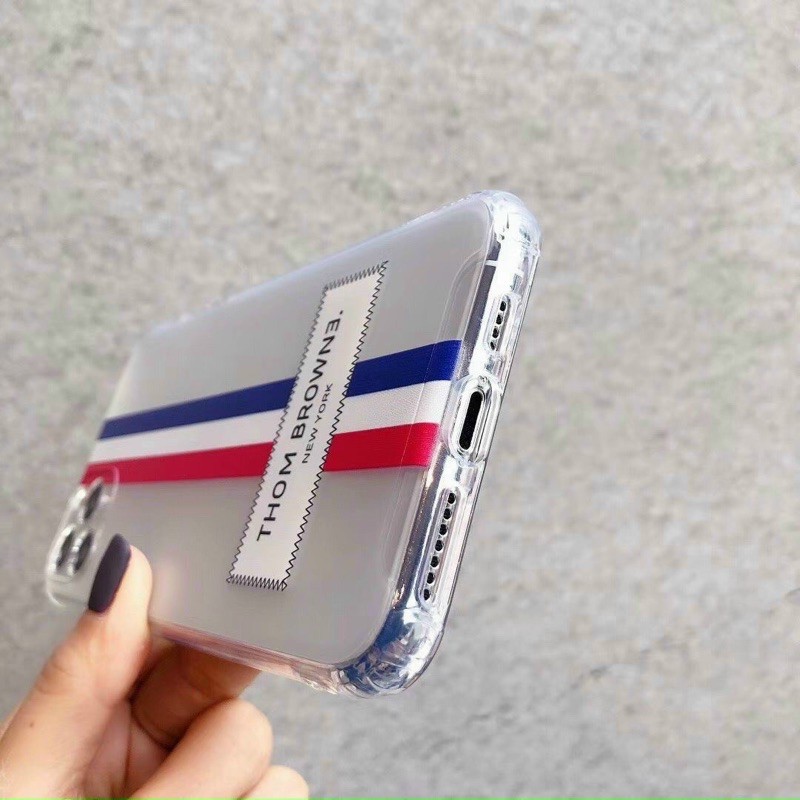Ốp iPhone 13 pro,13,13promax,7/8Plus,X,Xs,XsMax,11,11Pro,11 Promax,12,12 Pro,12 Promax Likgus Thom Browne chống ố