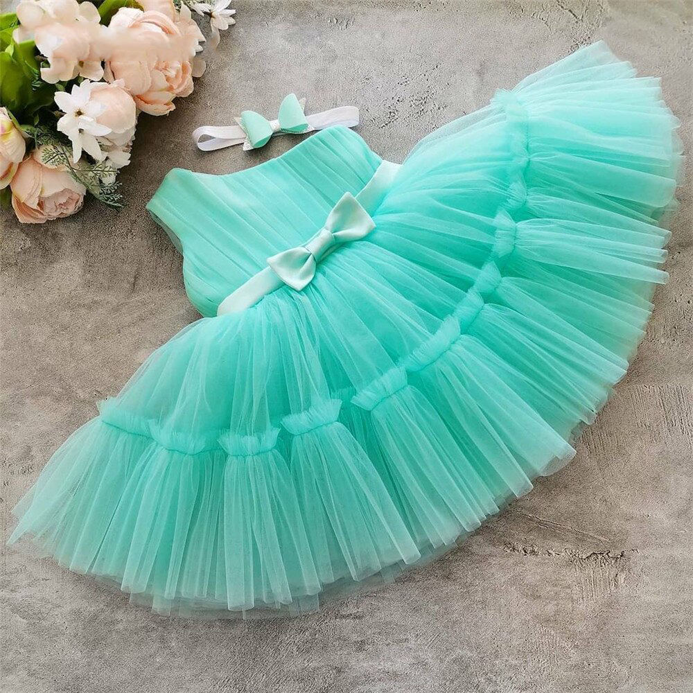 Đầm xòe công chúa xinh xắn dành cho bé gái