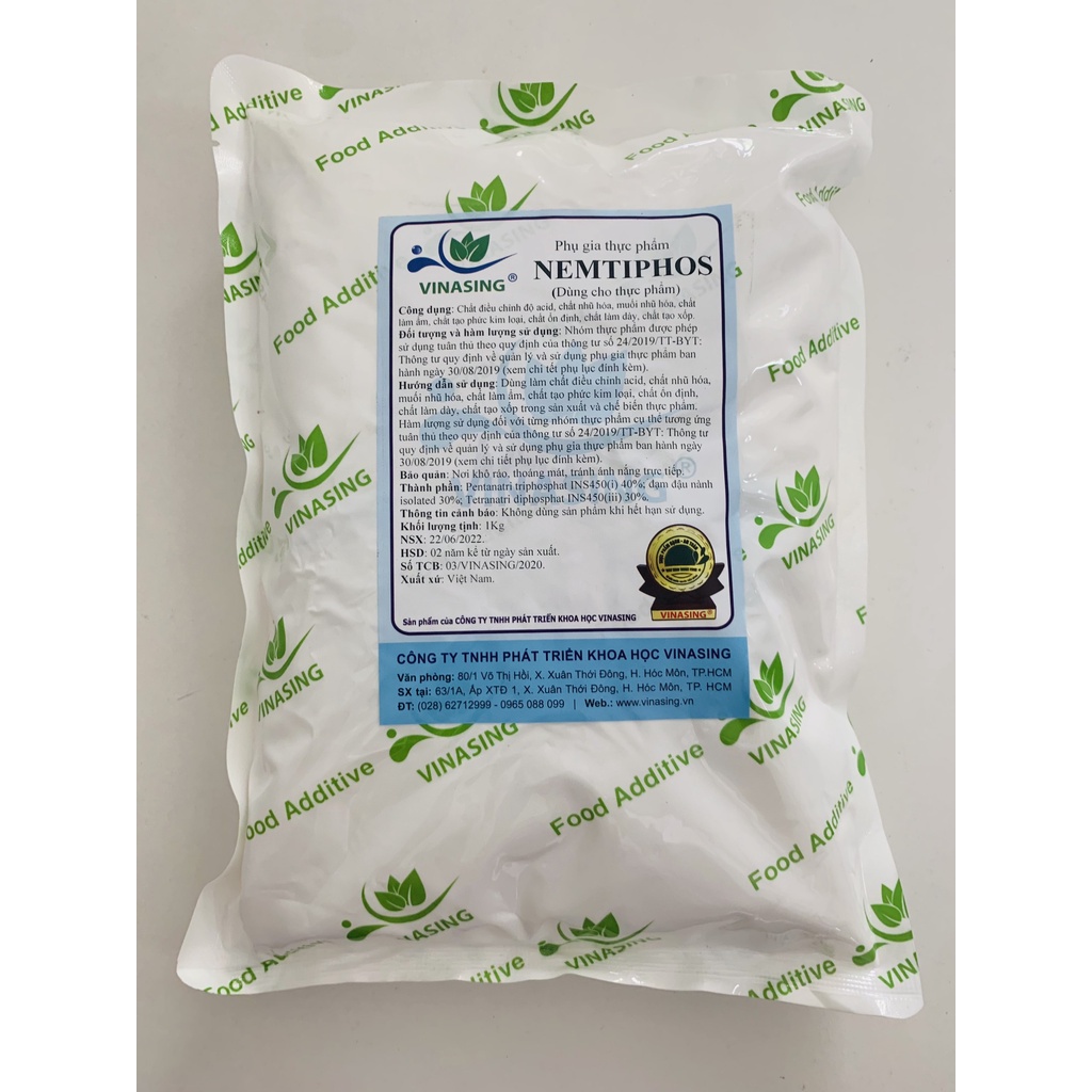 PHỤ GIA TẠO GIÒN DAI CHO NEM CHUA NEM NƯỚNG - NEMTIPHOS