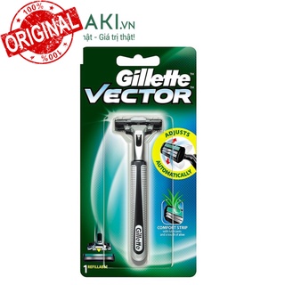Dao Cạo Râu Gillette Vector Plus Kèm 1 Đầu Thay Vector Plus 1 Up