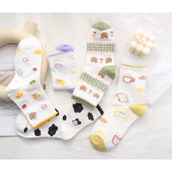 Vớ Tất nữ cao cổ phong cách Hàn Quốc siêu dễ thương và xinh xắn.