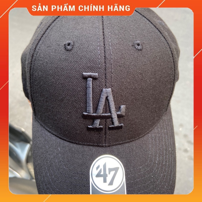 Mũ Nón 47brand x MLB Logo LA Form Cứng Xuất Xịn Kèm Hình Thật