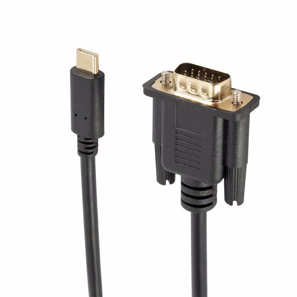 Cáp ChuyểN ĐổI USB 3.1 Sang VGA 1.8m USB 3.1 VGA Cho MáY TíNh