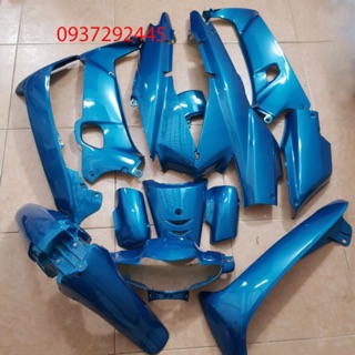 Dàn Áo Xe Wave Alpha, Wave 100, Wave 110 Đời Đầu Nhựa ABS | Màu Xanh Ngọc