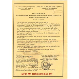 Combo 6 gói chế phẩm vi sinh emuniv