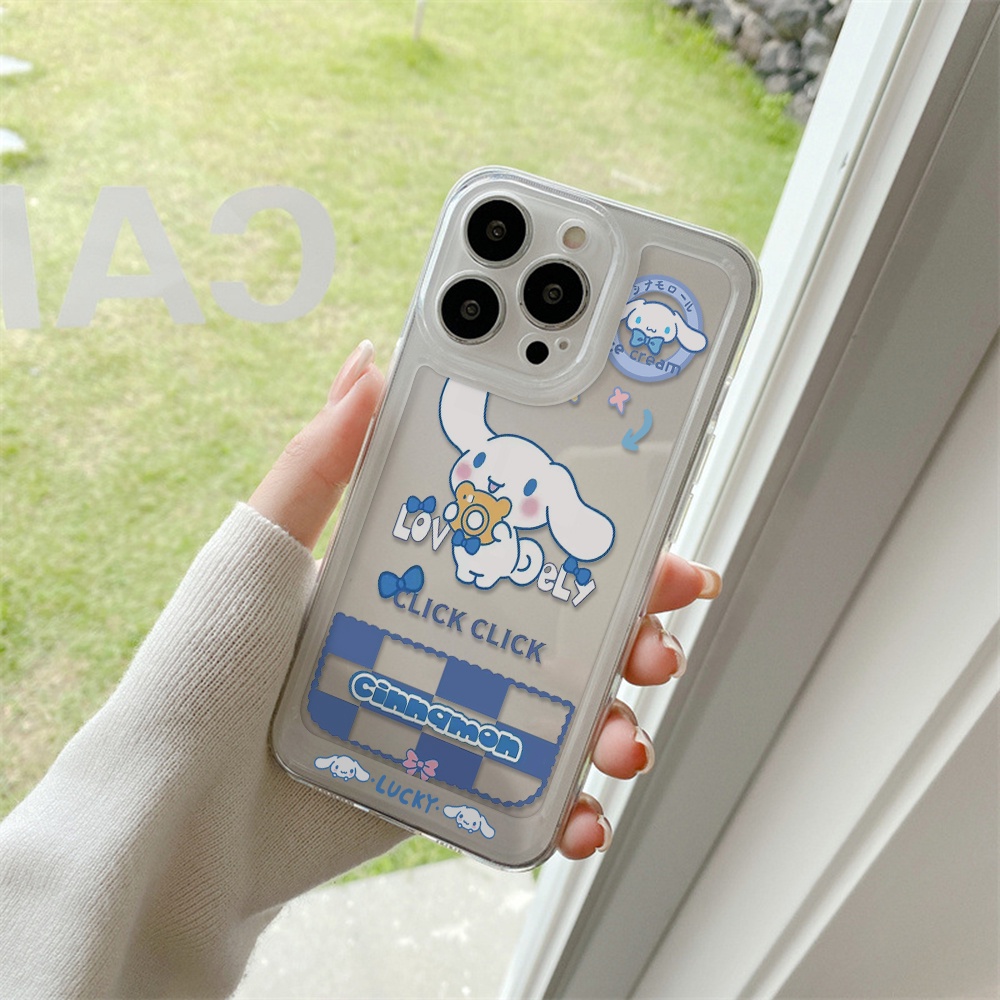 Ốp Điện Thoại Trong Suốt In Hình Cinnamoroll / Không Gian Cho iPhone 13 12 11 X XS Pro Max XR 7 8 Plus