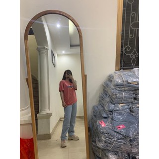 QUẦN JEANS - CẠP CAO - ỐNG RỘNG