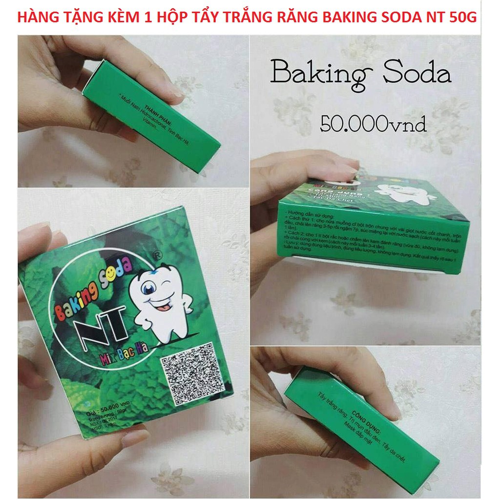 Thuốc mọc tóc Đông y Tuệ Lâm 100ml + Tặng 1 hộp bột tẩy trắng răng Baking Soda NT 50g trị giá 50.000đ