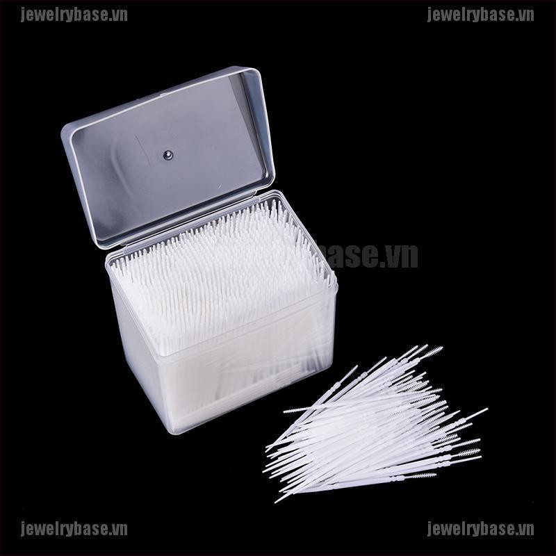 [Base] 1100Pcs Plastic Dental Picks Oral Hygiene 2 Way Interdental Brush Tooth Pick [VN]