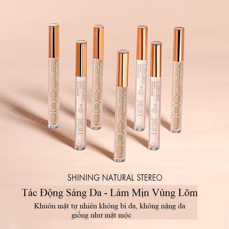 Bút Che Khuyết Điểm Bắt Sáng 3D MENGSIQI