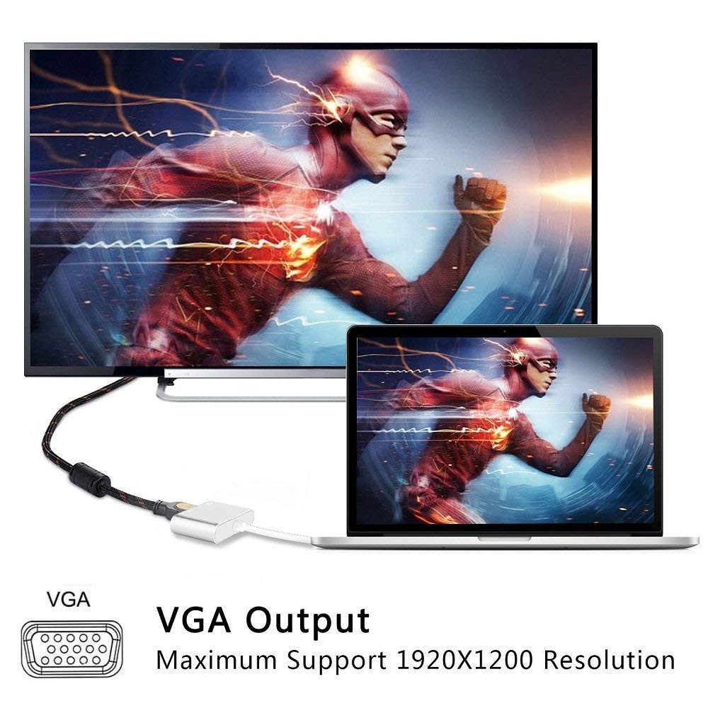 Cáp Chuyển Đổi Từ Cổng Type C Sang Cổng Hdmi 4K Vga | BigBuy360 - bigbuy360.vn