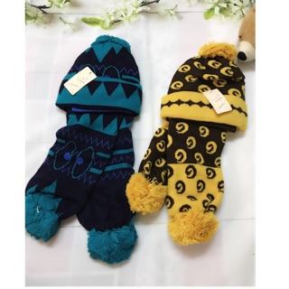 Bộ khăn mũ len các mẫu cho bé