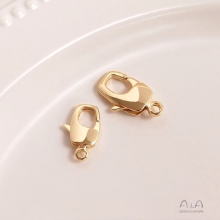 █A.ιA゜14K Vàng●1 Chiếc°14K gói vàng giữ màu cua tôm hùm clasp cua kìm đuôi cá clasp tự làm vòng cổ kết nối mùa xuân clasp phụ kiện