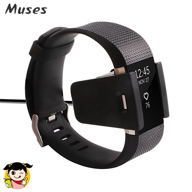 Muse07 Dây cáp sạc USB cho vòng tay thông minh Fitbit CHARGE 2