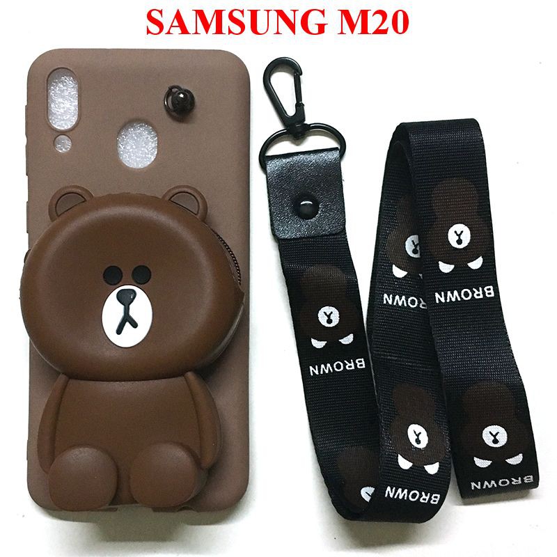 Ốp Lưng Hình Thú Túi Samsung Galaxy Kèm Dây Đeo: M20, J4 CORE, J4+/J4 PLUS, J6+/J6 PLUS,J7 PRO,J8,A10,A20,A30,A70...