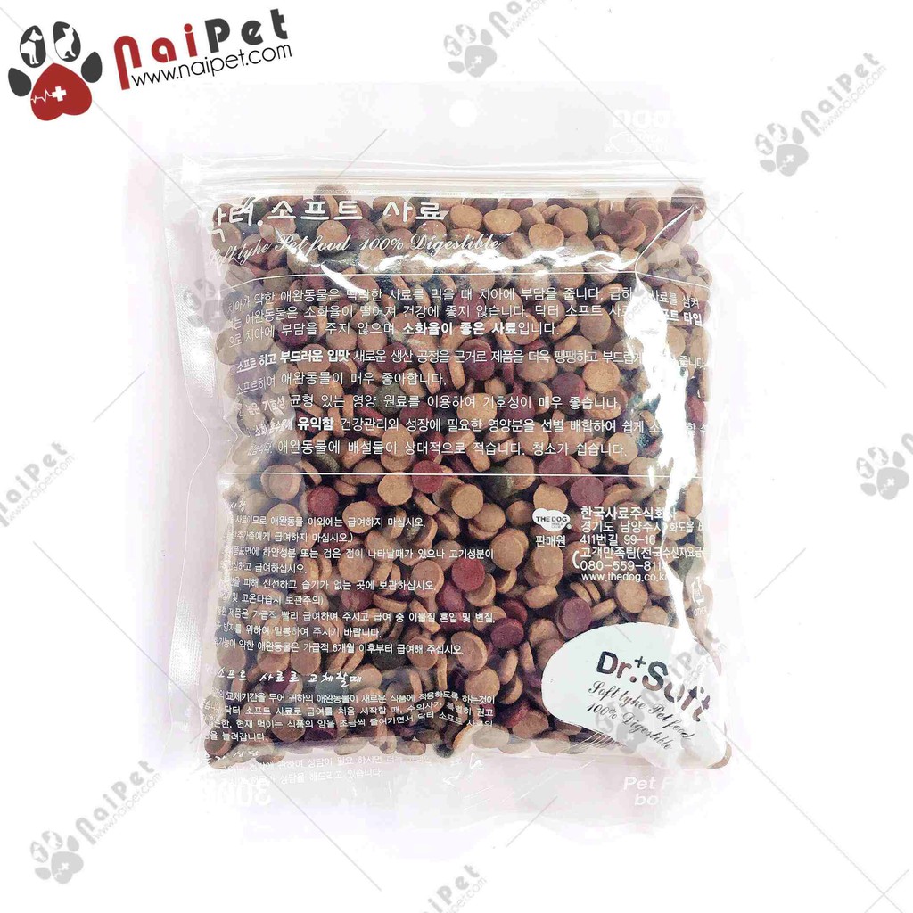 Thức Ăn Hạt Mềm Cho Chó Mọi Lứa Tuổi Vị Cừu Dr.Soft Lamb For Breed All Hộp 1.2kg