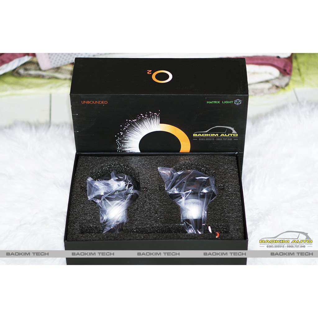 Bi led Laser Matrix Light O2 - Đẳng cấp công nghệ bứt phá bóng đêm, mưa sương.