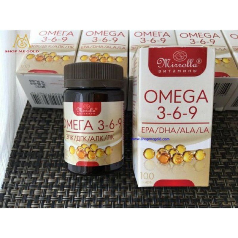 Viên uống Omega 369 Mirrolla Nga 100 viên