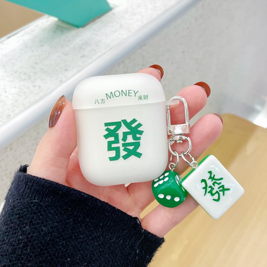 Vỏ Bảo Vệ Hộp Sạc Tai Nghe compatible AirPods Pro 3 2 3D Bằng Da Pu