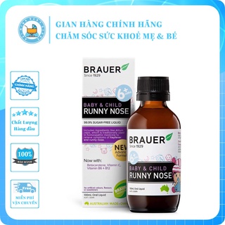 Siro sổ mũi Brauer cho bé (6 tháng+)