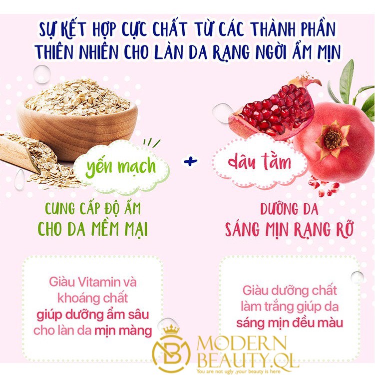 Sữa dưỡng thể dưỡng ẩm Hazeline yến mạch dâu tằm 230ml