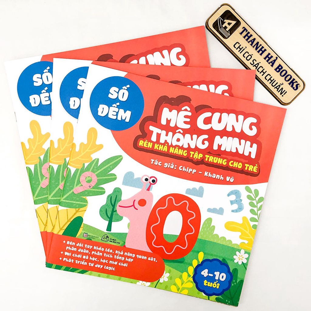 Sách - Mê Cung Thông Minh - Rèn Khả Năng Tập Trung Cho Trẻ (4-10 tuổi) - lẻ tùy chọn