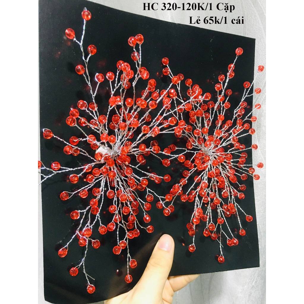 Phụ kiện cưới, hoa cài cô dâu