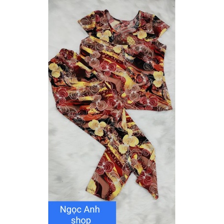 Bộ tay ngắn quần dài thun solen nhung,lạnh hàn ,aty loại 1