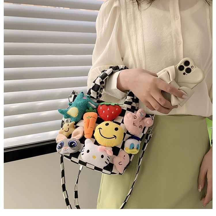 Túi đeo vai IELGY kiểu dáng hoạt hình dễ thương thời trang cho nữ