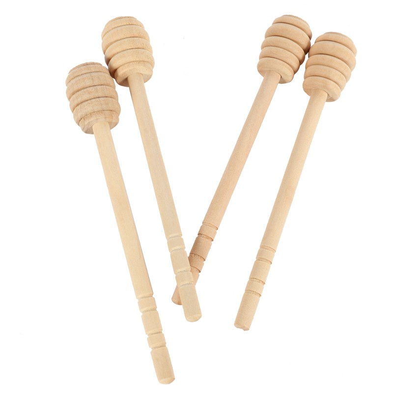 Set 55 Que Gỗ Lấy Mật Ong 6 Inch Tiện Dụng