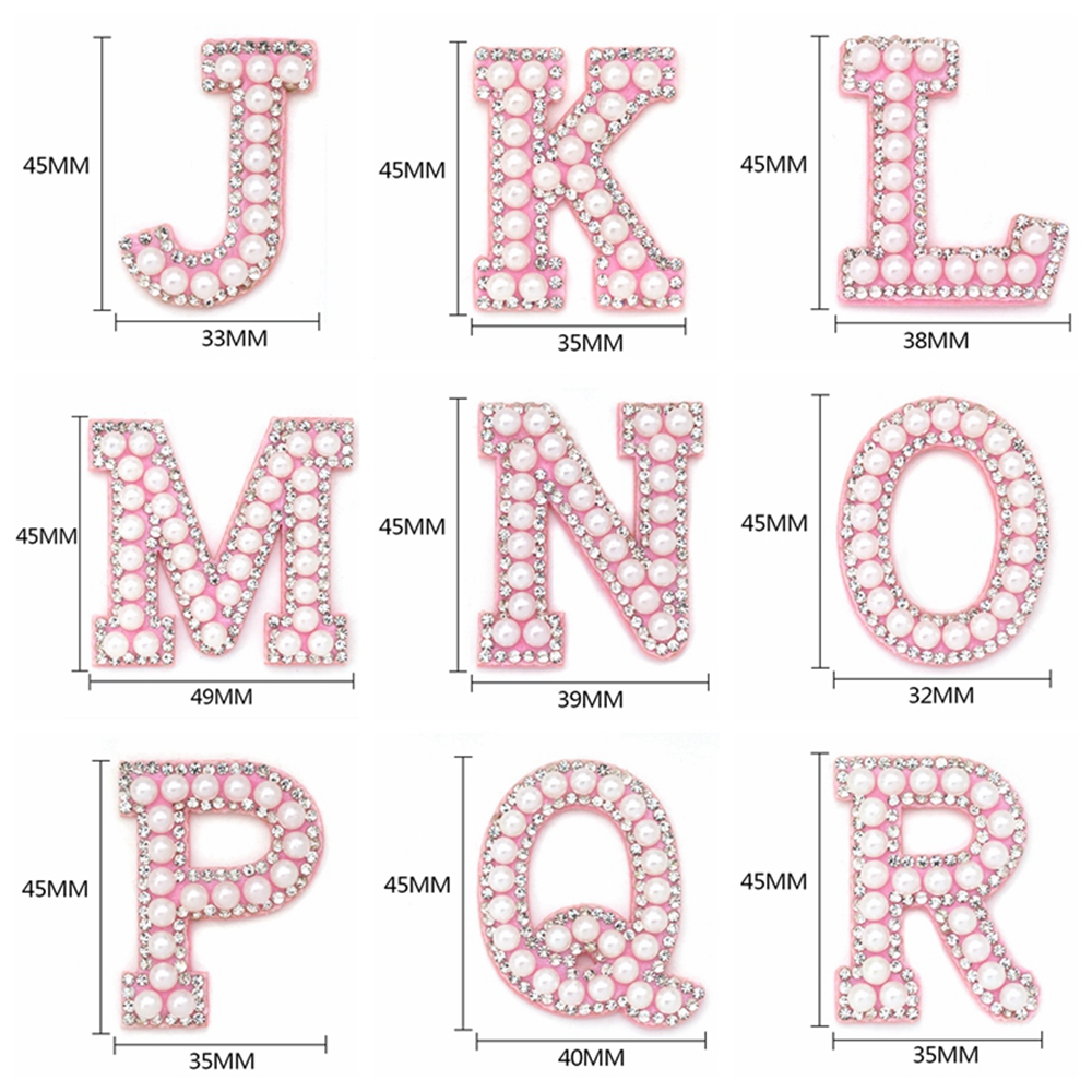 Miếng Dán Trang Trí Quần Áo Hình Chữ Cái | BigBuy360 - bigbuy360.vn