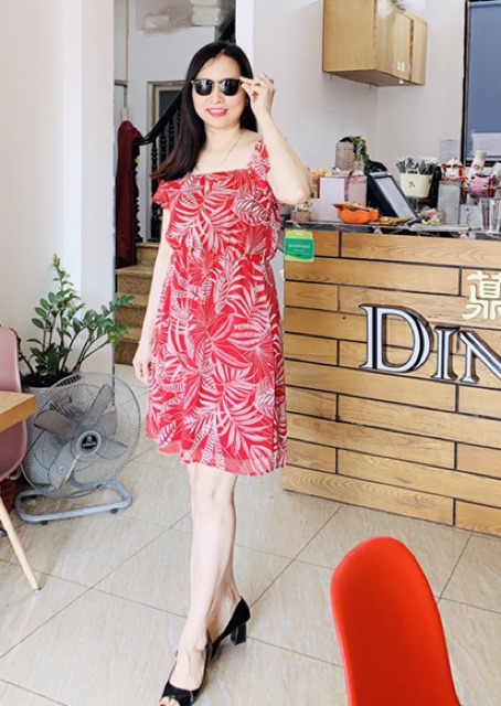 Váy đầm Voan lụa BaNaNa Vnxk