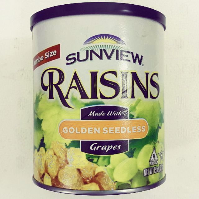 [Mã SR11JUNE5 giảm 20K đơn 50K] Nho Khô Mỹ Sunview Raisins 425g (Thập Cẩm)