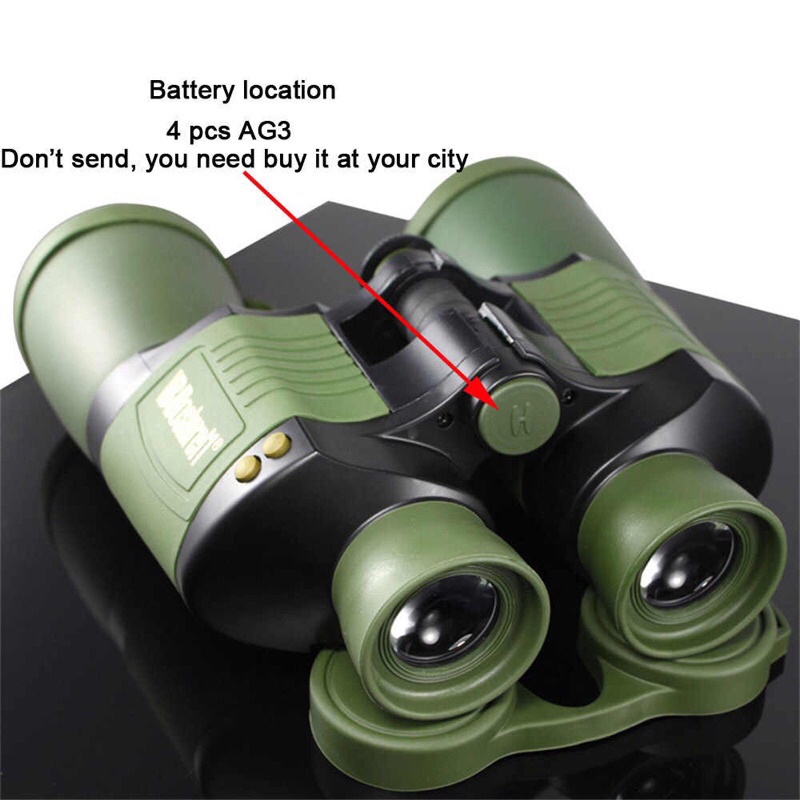 Ống Nhòm Du Lịch 2 Mắt Cao Cấp - Ống Nhòm Hồng Ngoại Nhìn Xa 10 x 50WA Thích Hợp Đi Rừng Du Lịch