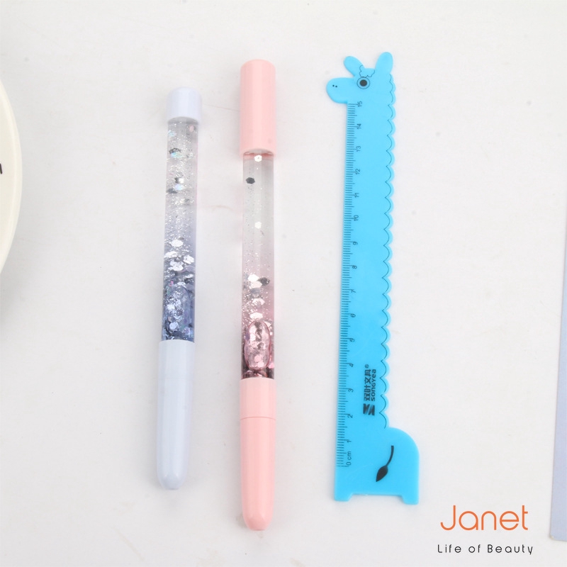 Bút Gel Kim Tuyến Nước Màu Đen Phát Sáng Nhiều Màu Sắc Tươi Tắn Nhỏ Nhắn Cho Học Sinh