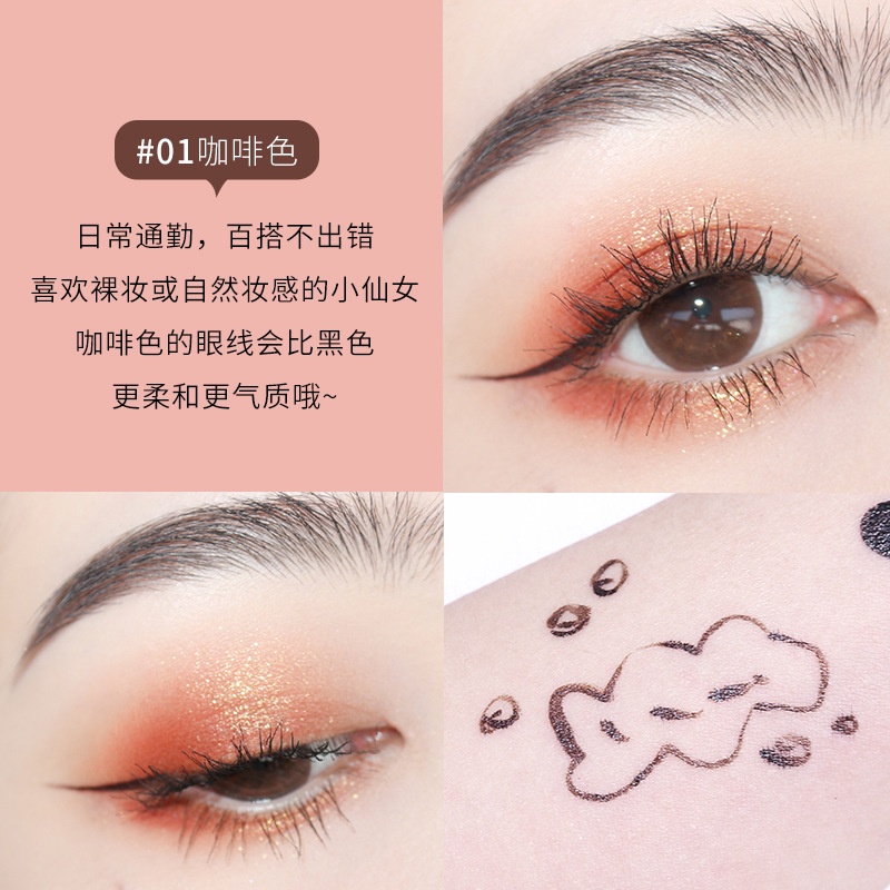 Kẻ mắt nước Xixi chống nước, lâu trôi, đường kẻ mảnh - Xixi eyeliner waterproof