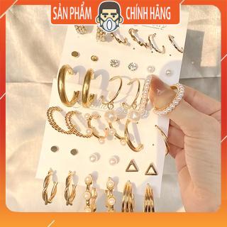 Khuyên Tai Hình Tròn, Vòm, Họa Tiết, Hình Học, Ngọc Trai Thời Trang Phong Cách HÀN QUỐC NHẬT BẢN  Bông Tai Cho Nữ