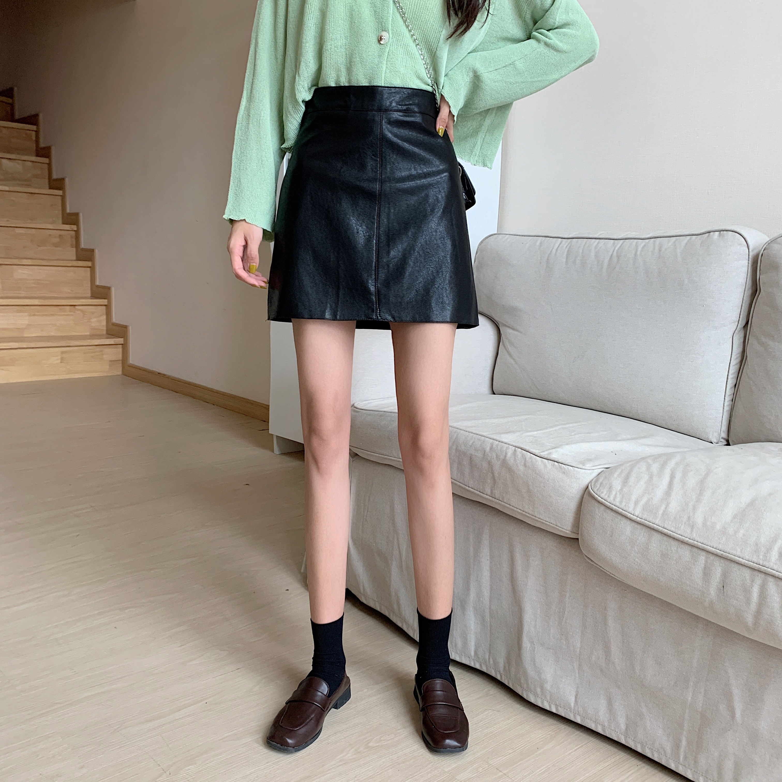Chân Váy Chữ A Lưng Cao Nhiều Màu Dễ Phối Đồ Thời Trang Cho Nữ | BigBuy360 - bigbuy360.vn