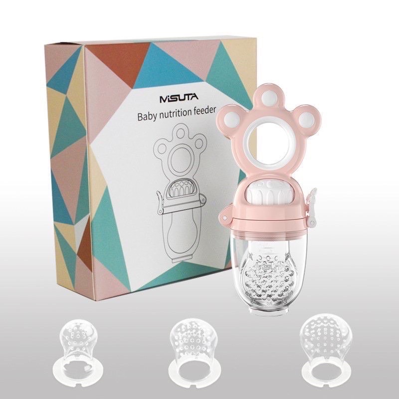 Túi nhai ăn dặm Misuta 3 núm 3 size hàng cao cấp