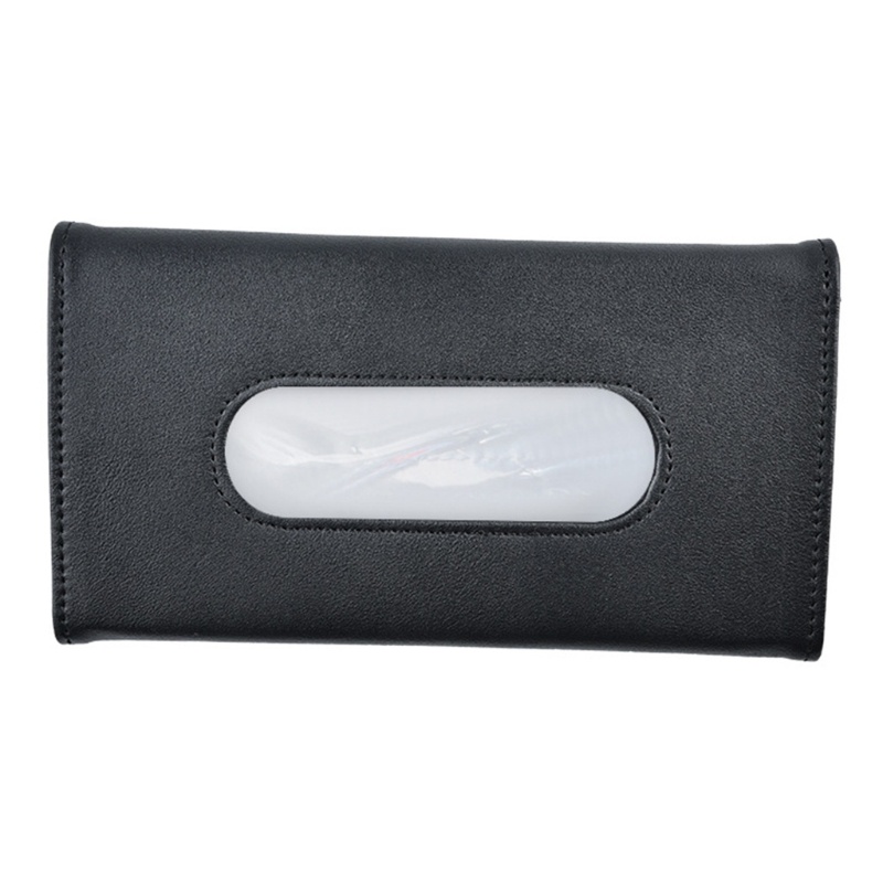 Hộp Đựng Khăn Giấy Bằng Da PU Nhiều Màu Tùy Chọn Tiện Dụng Cho Xe Hơi