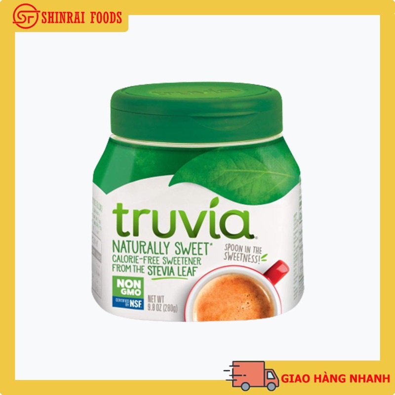 Đường cỏ ngọt Truvia 0 Calo Mỹ 250gram