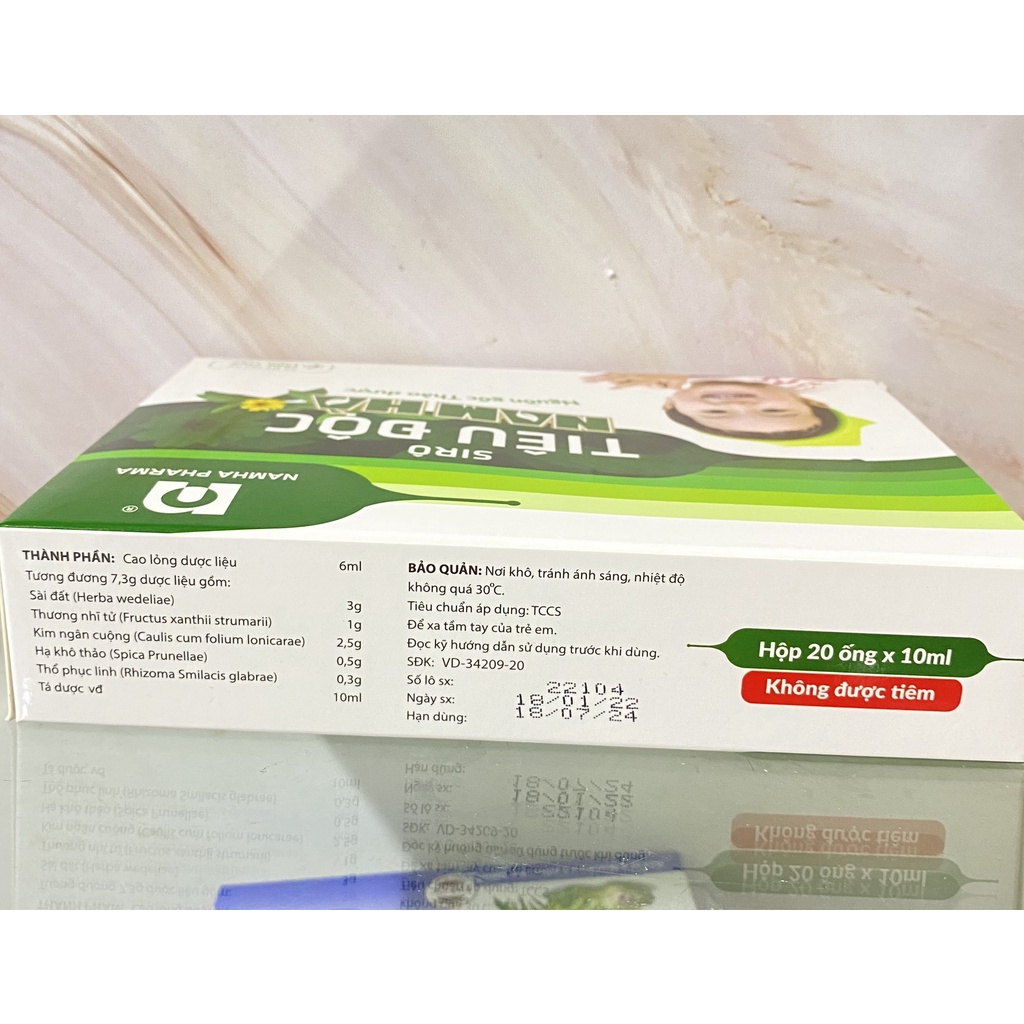 Tiêu Doc Nam Hà 20 Ống