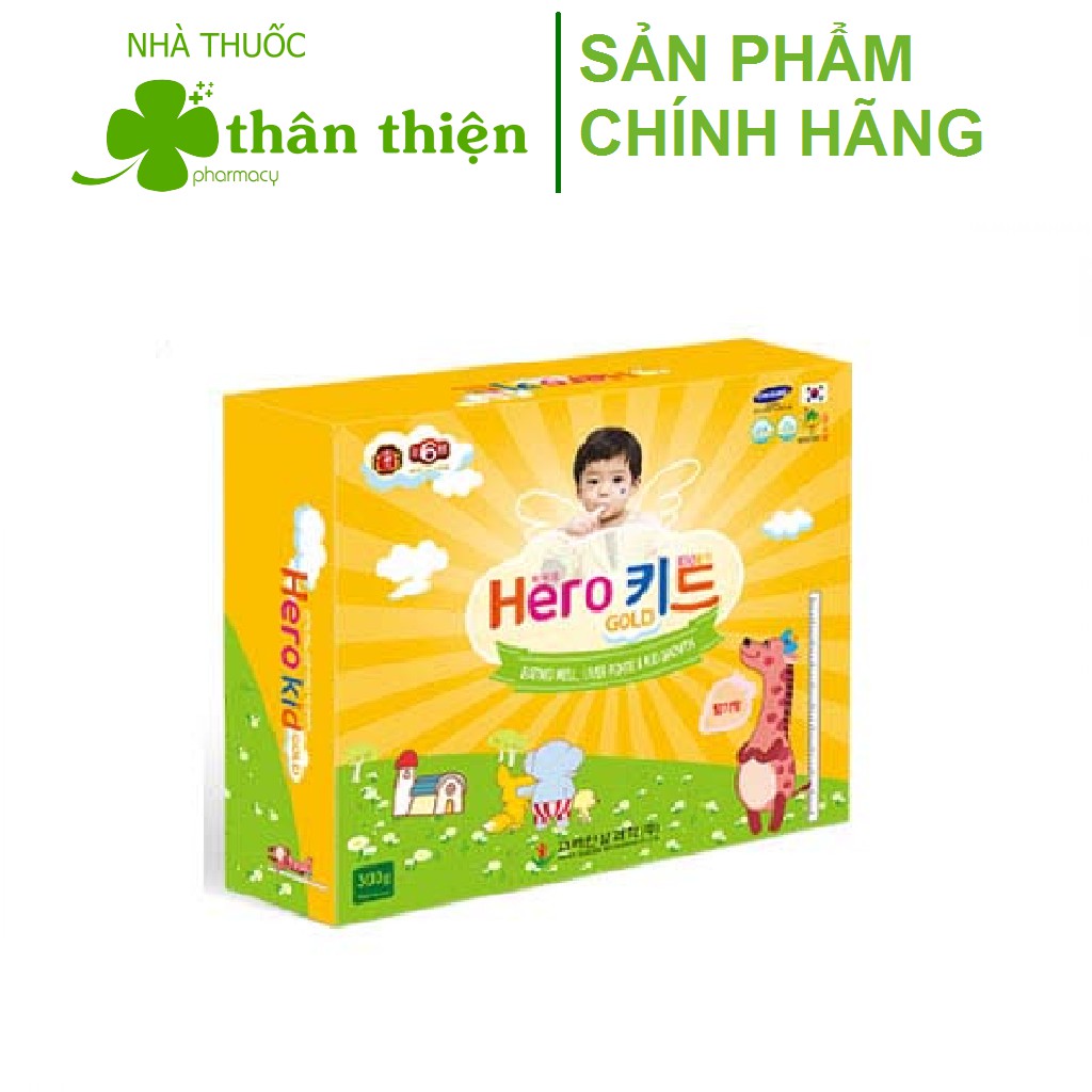 Herokid Gold – Bổ sung canxi tự nhiên giúp trẻ cao lớn, thanh nhiệt mát gan, tăng cường đề kháng (30 gói)