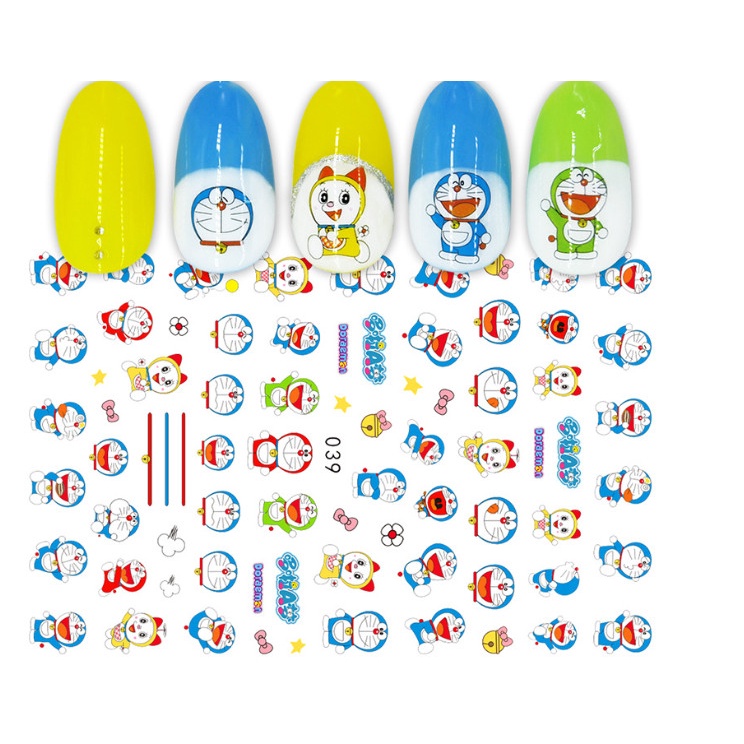 sticker trang trí nail eb039