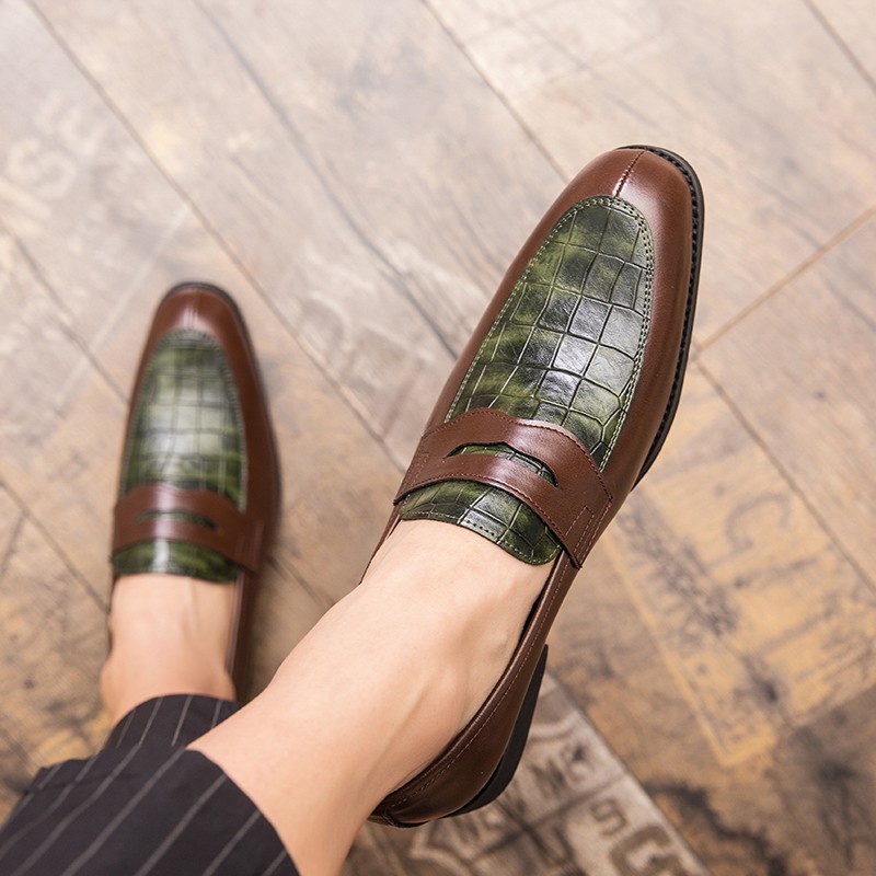 Giày Da oxford Không Dây Cột Dây Có size Lớn 45 46 47 48 Dành Cho Nam Giới