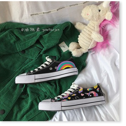 Đồng giá 100k toàn shop - {Xả Kho Lỗ, sz 36} Giày cao cổ kỳ lân Unicorn siêu dễ thương -3 ảnh thật cuối