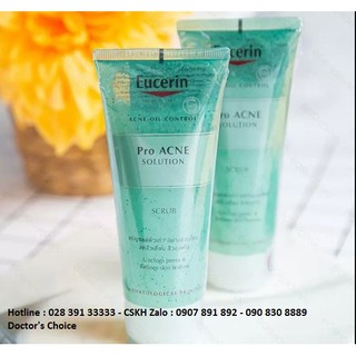 GEL TẨY DA CHẾT EUCERIN PRO ACNE SOLUTION SCRUB 100ML